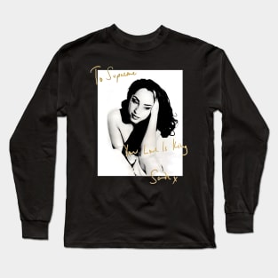 Sade Adu Diamond Life Vintage Singer Retro Tour Concert Long Sleeve T-Shirt